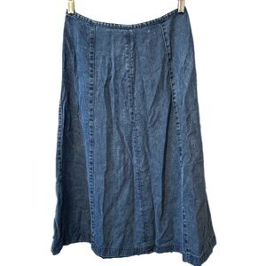 Liz Claiborne Jean Maxi Skirt